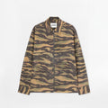 Chemise Jil Sander Imprimée Camouflage Tiger Striped Brown
