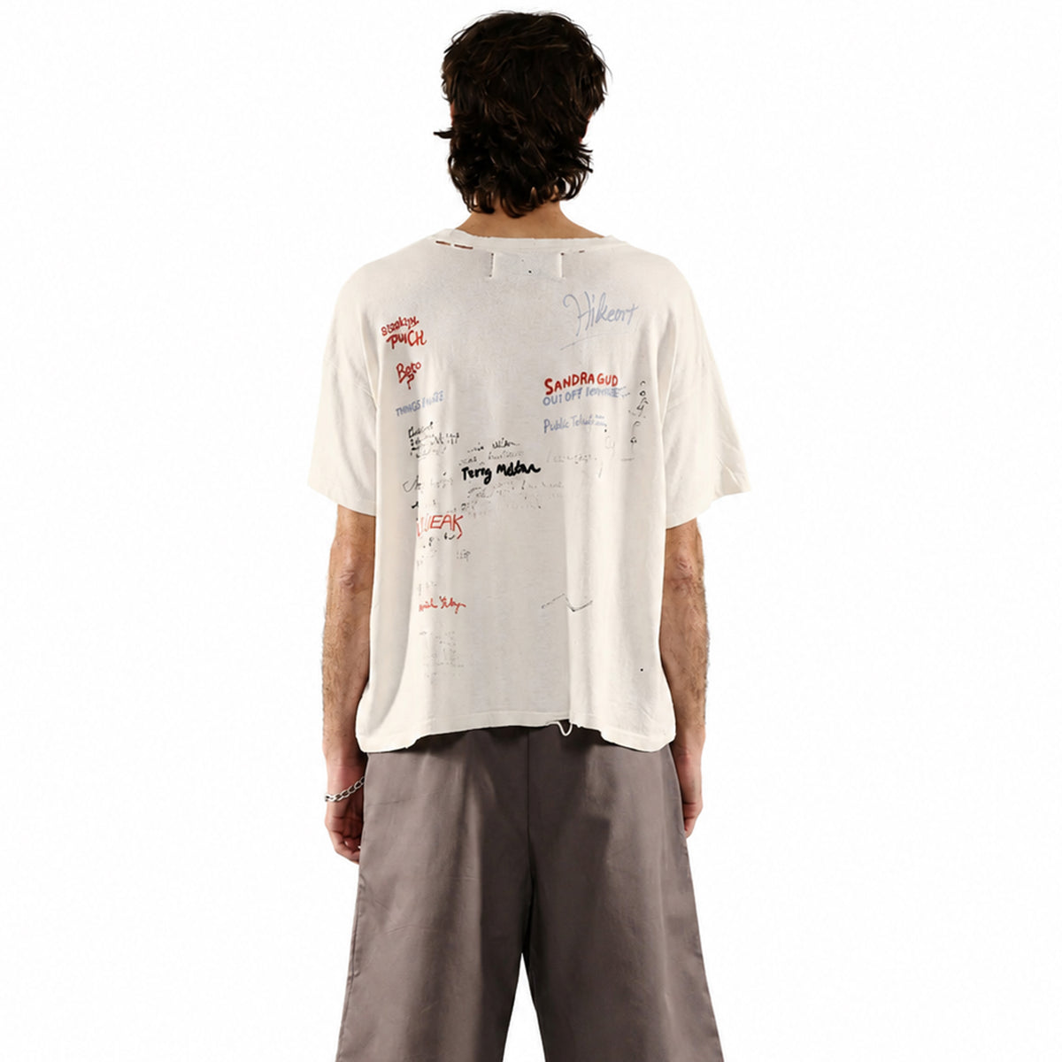 Paly Hollywood Signature Tee Cream | T-shirt Logo SS26