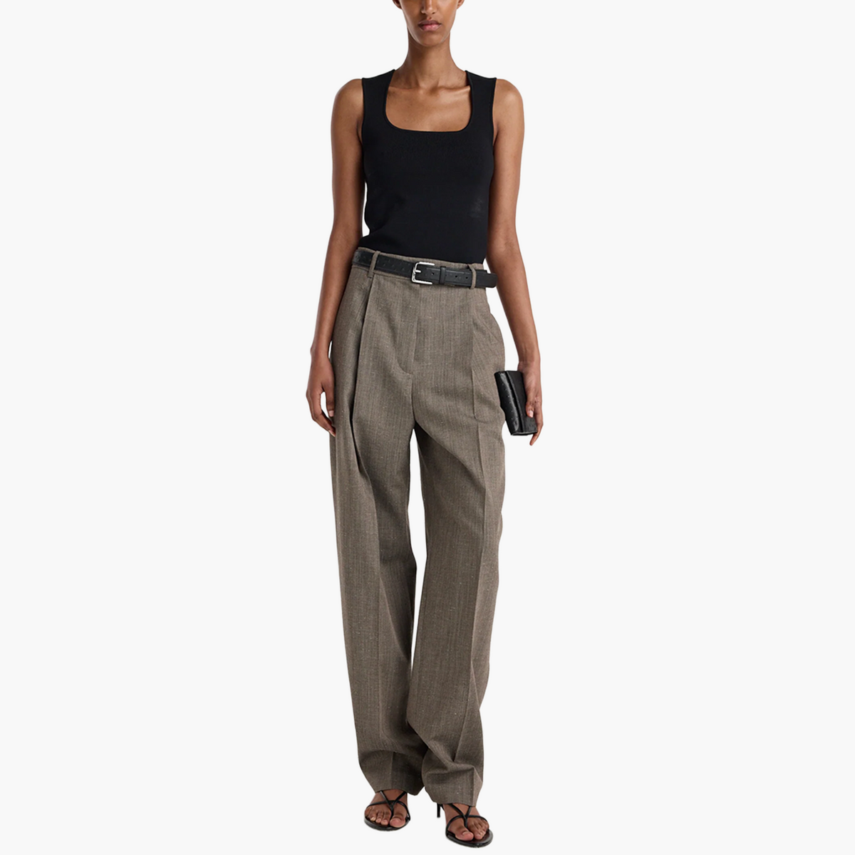 Pantalon Rohe Daria Desert Brown