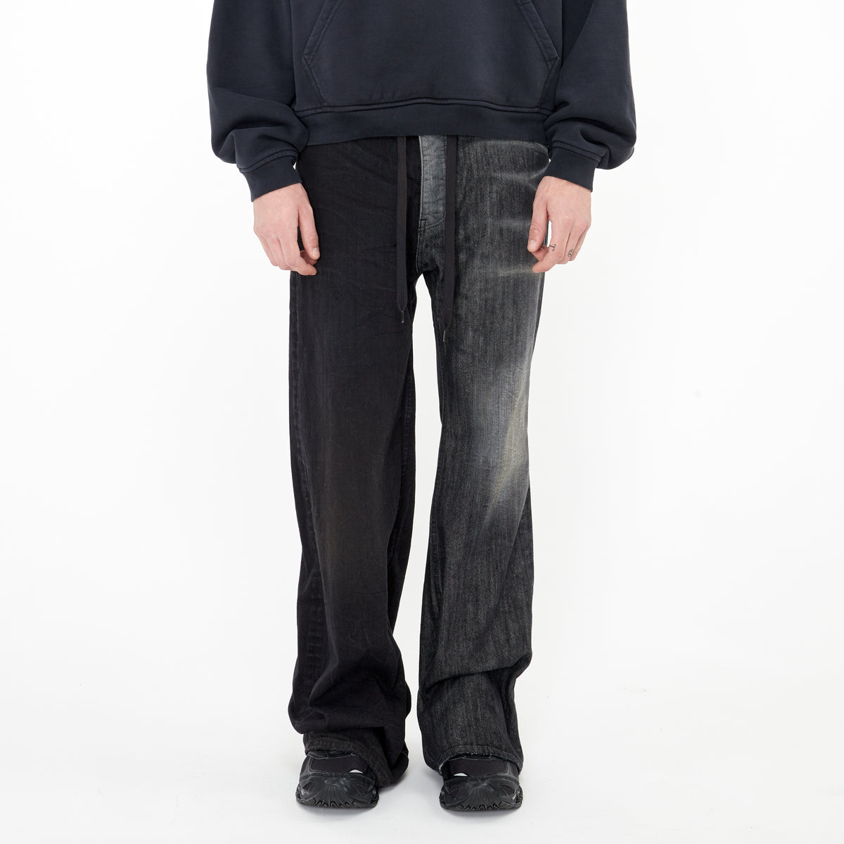 Jeans Balenciaga Fifty Fifty Noir