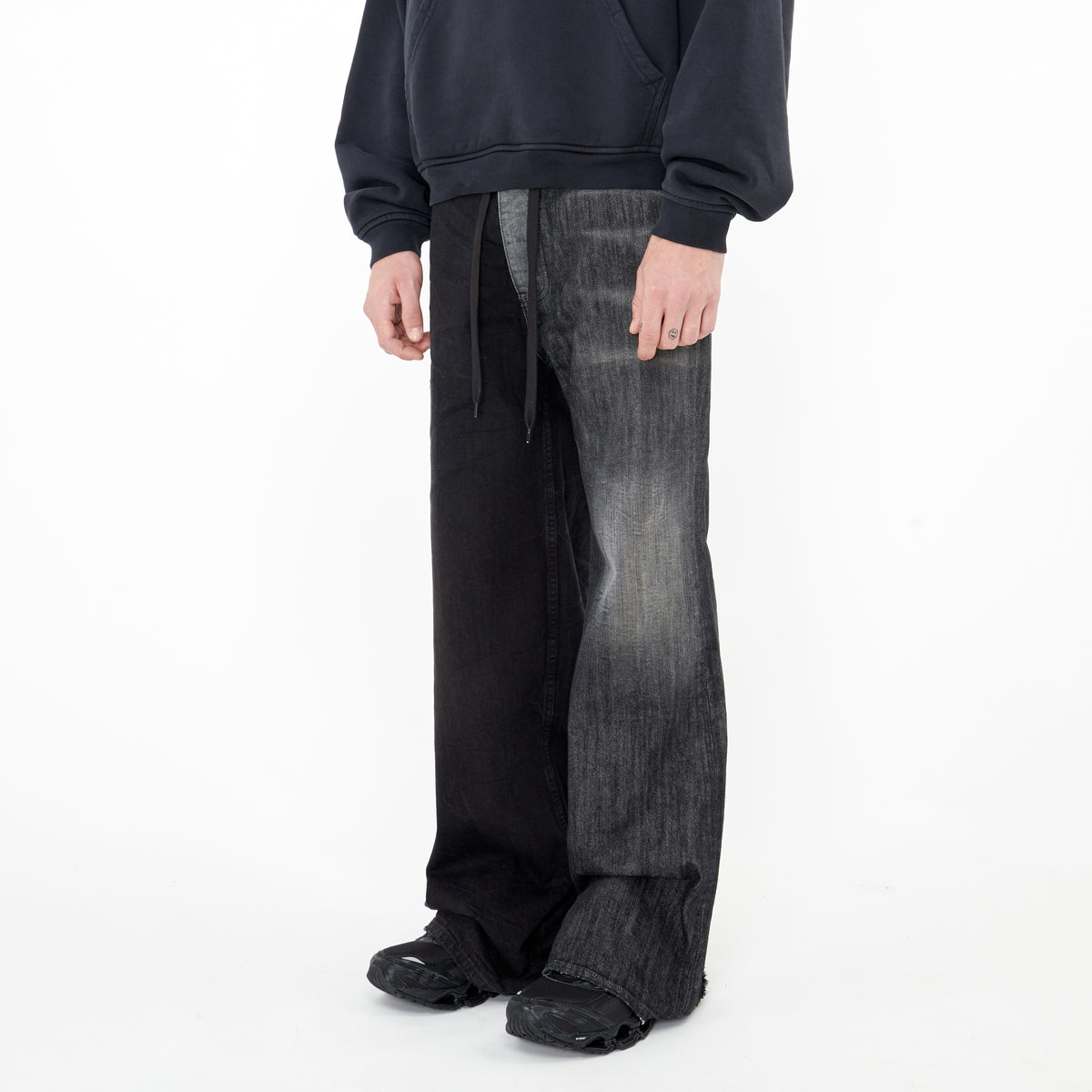 Jeans Balenciaga Fifty Fifty Noir