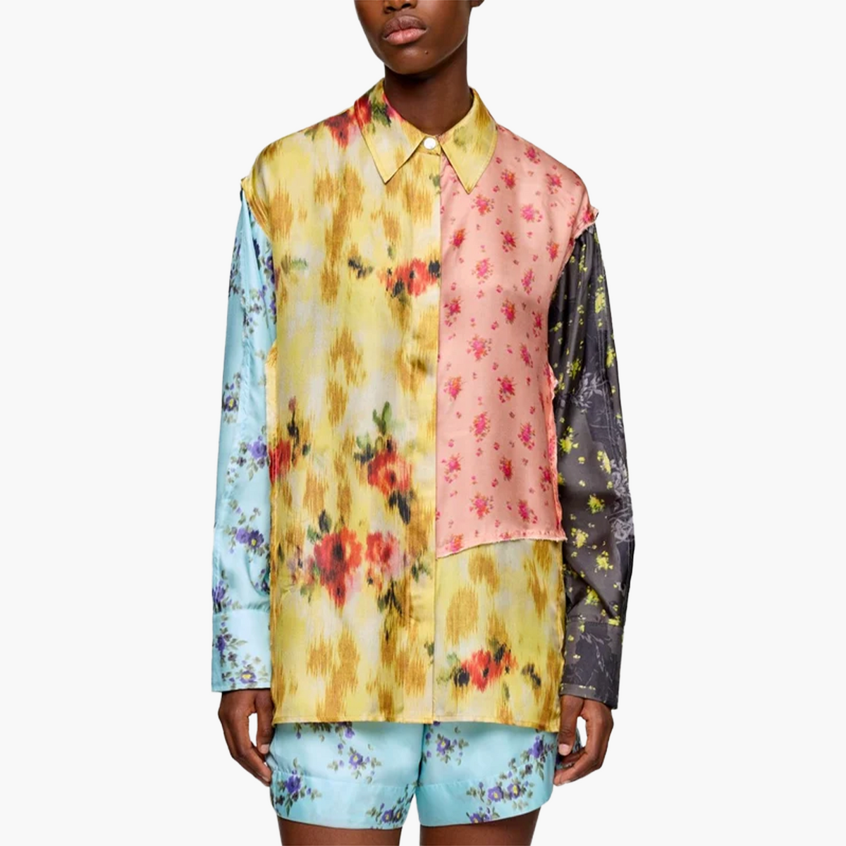 Chemise en Soie Imprimée