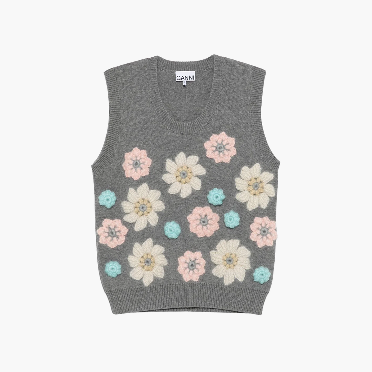 Gilet Sans Manches Floral