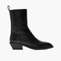 Bottines Cowboy Aeyde Luis Cuir Noir
