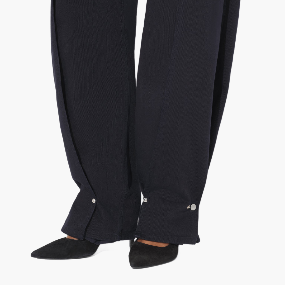 Jean Paul Gaultier Snap-Button Denim Bleu