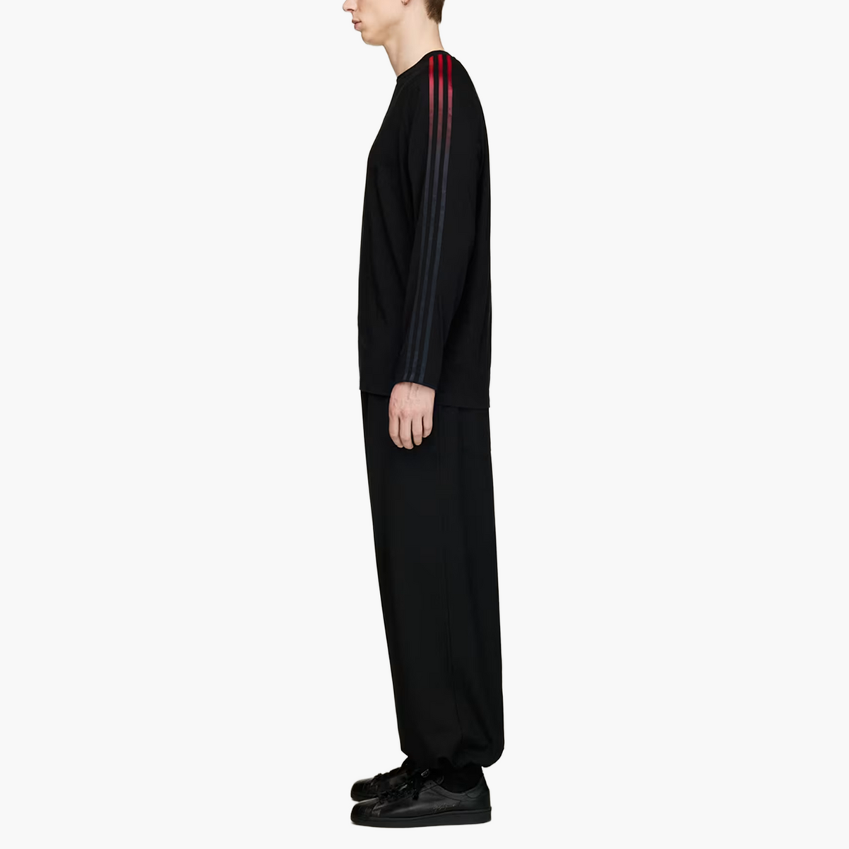 T-shirt à manches longues « Oversized Gradient Stripes »