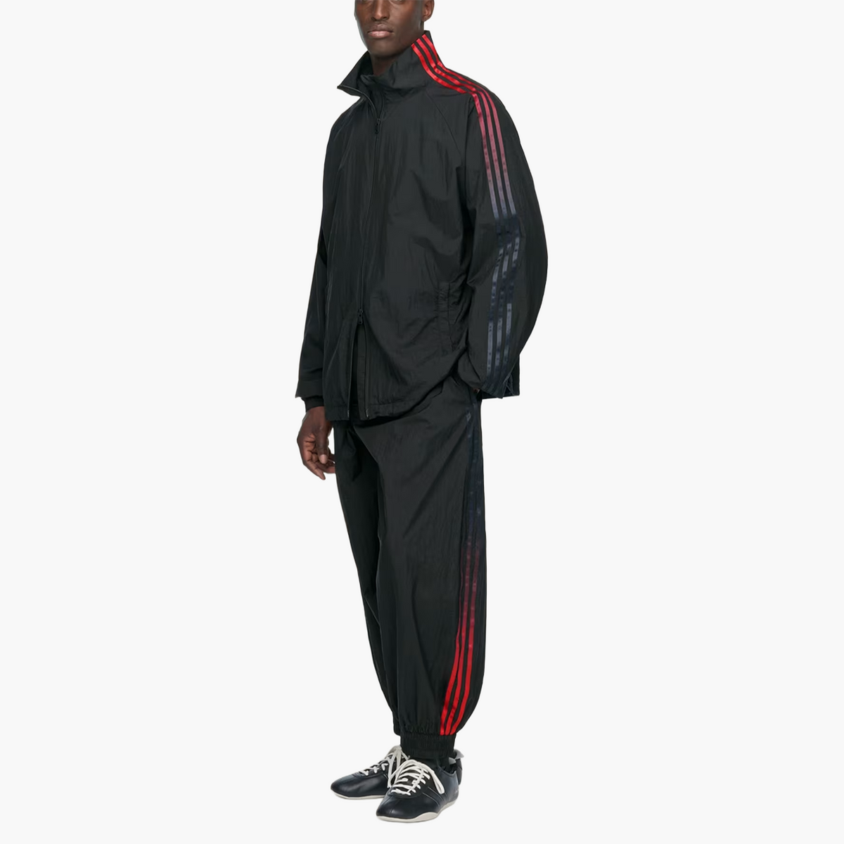 Veste de survêtement Nylon Trois Bandes Dégradées