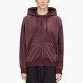Sweat zippé « Velvet Zip » Night Red