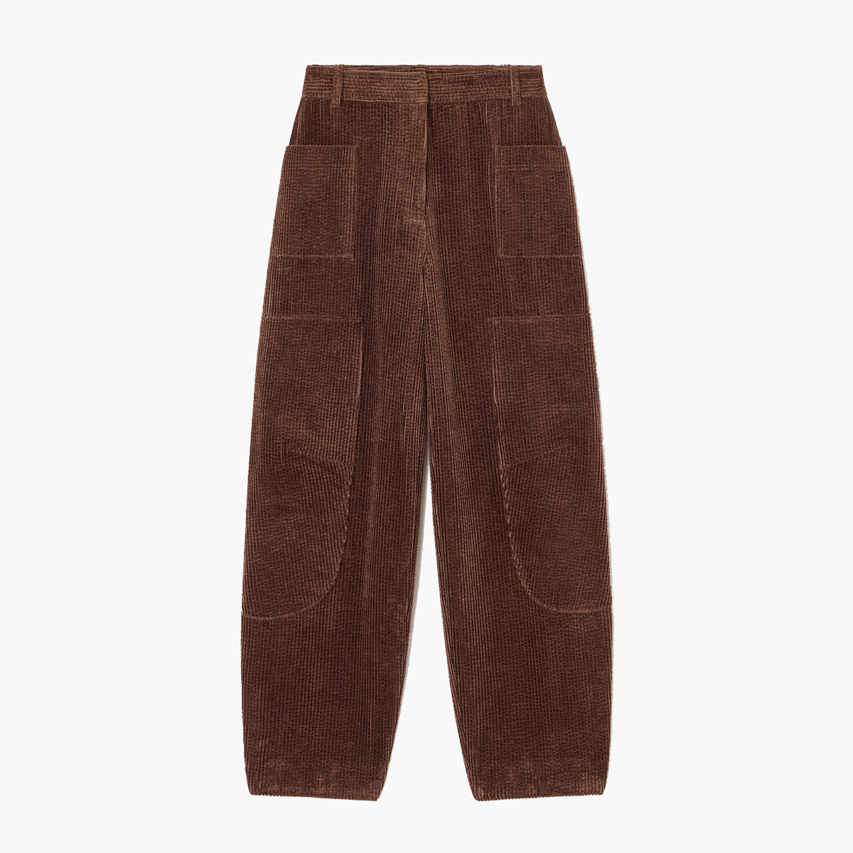 Pantalon Ganni Velours Marron