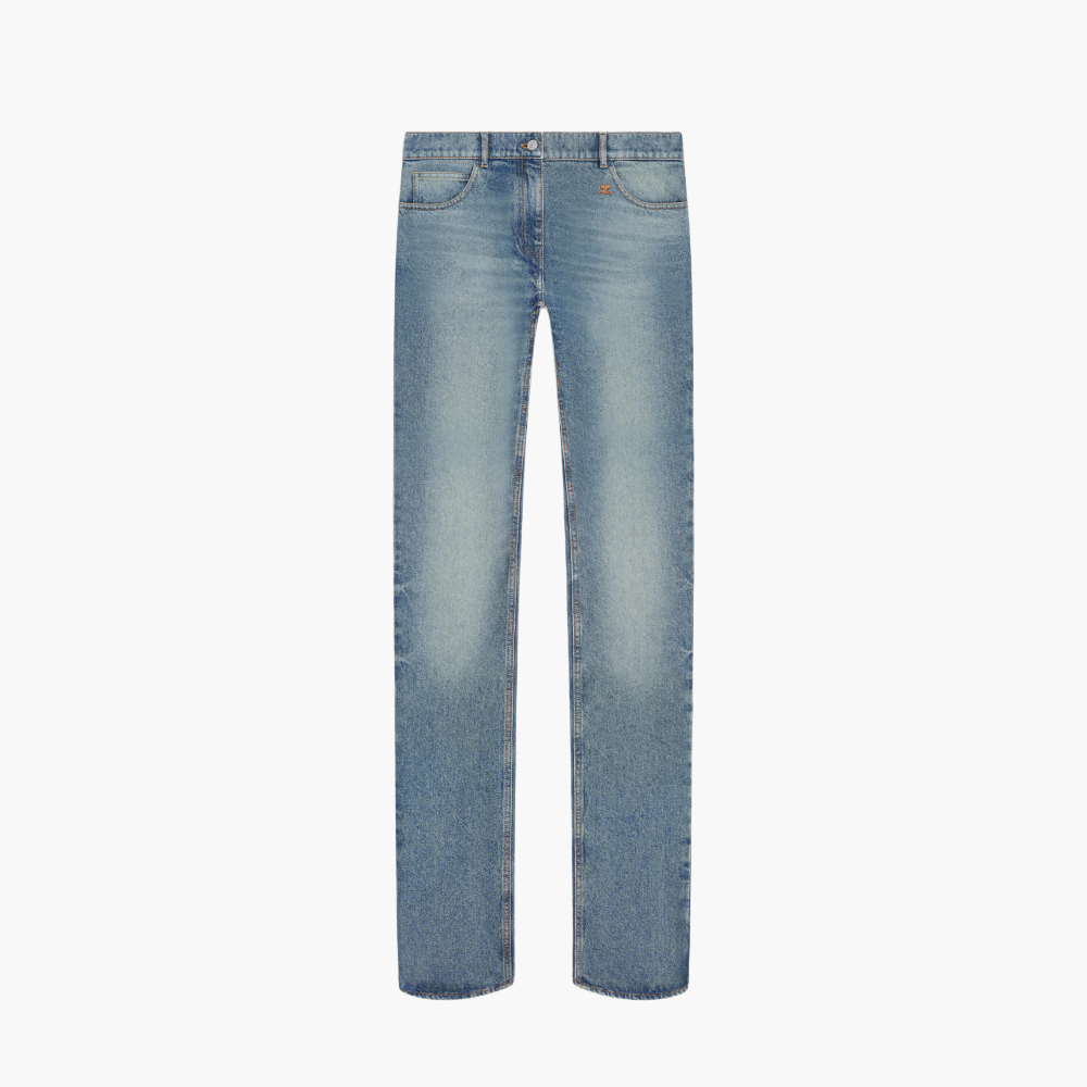 Pantalon droit denim