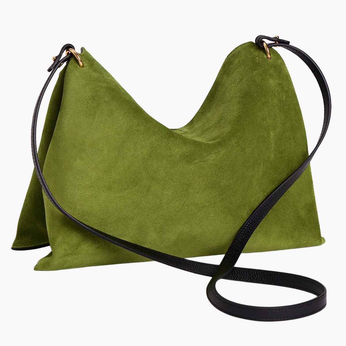 Penelope Tote Small Verde Suede