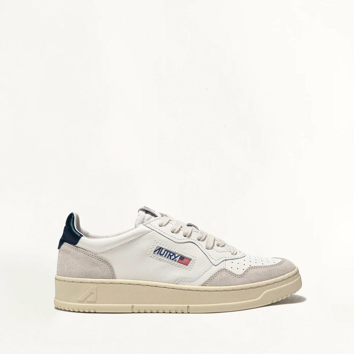 Sneakers Autry Medalist Blanche et Marine LS28