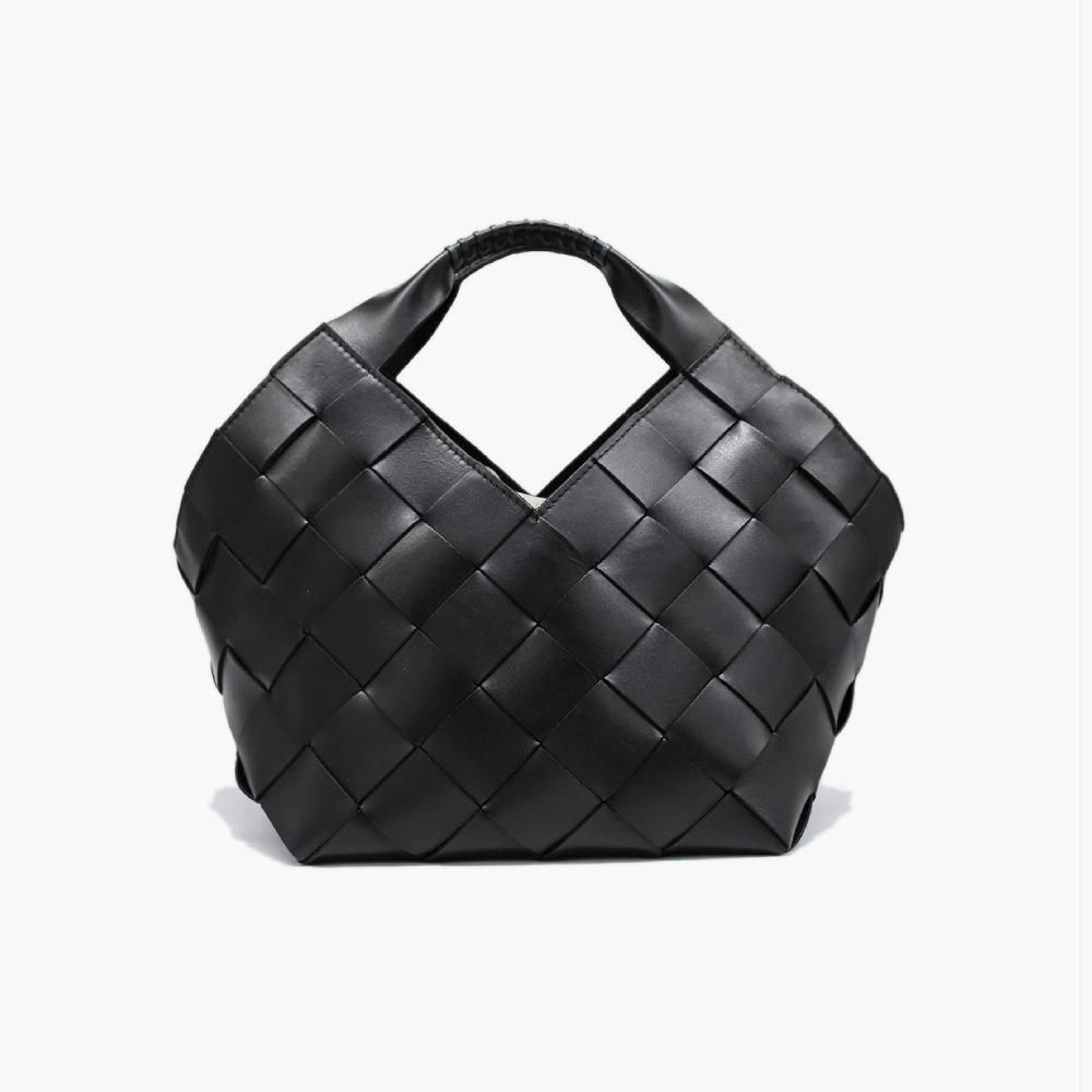 Sac tressé en cuir “Botteghe”