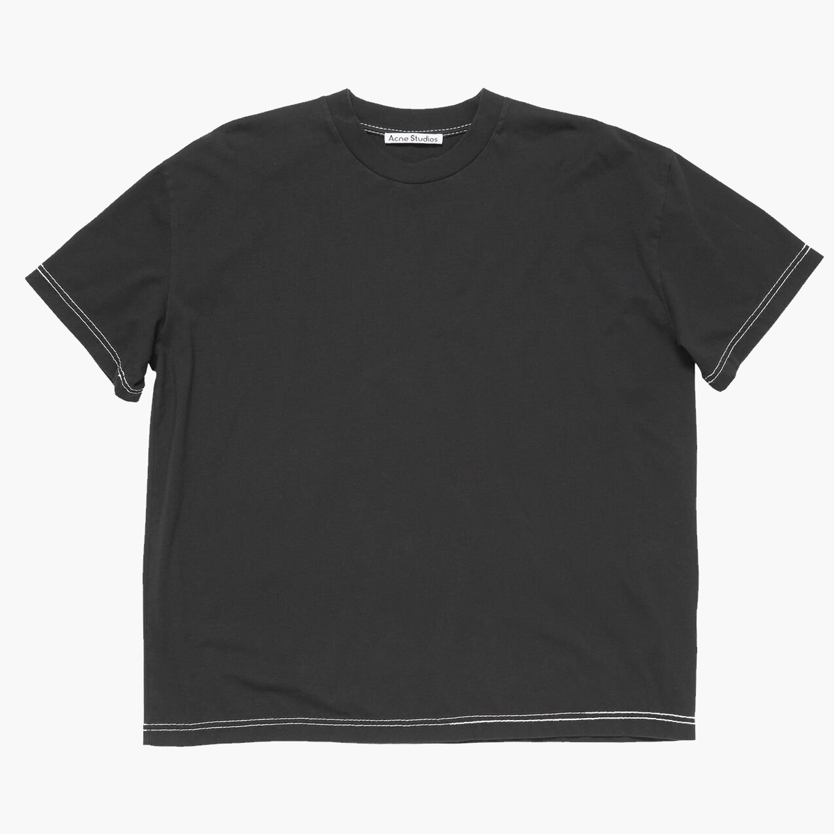 T-Shirt Acne Studios Logo Noir