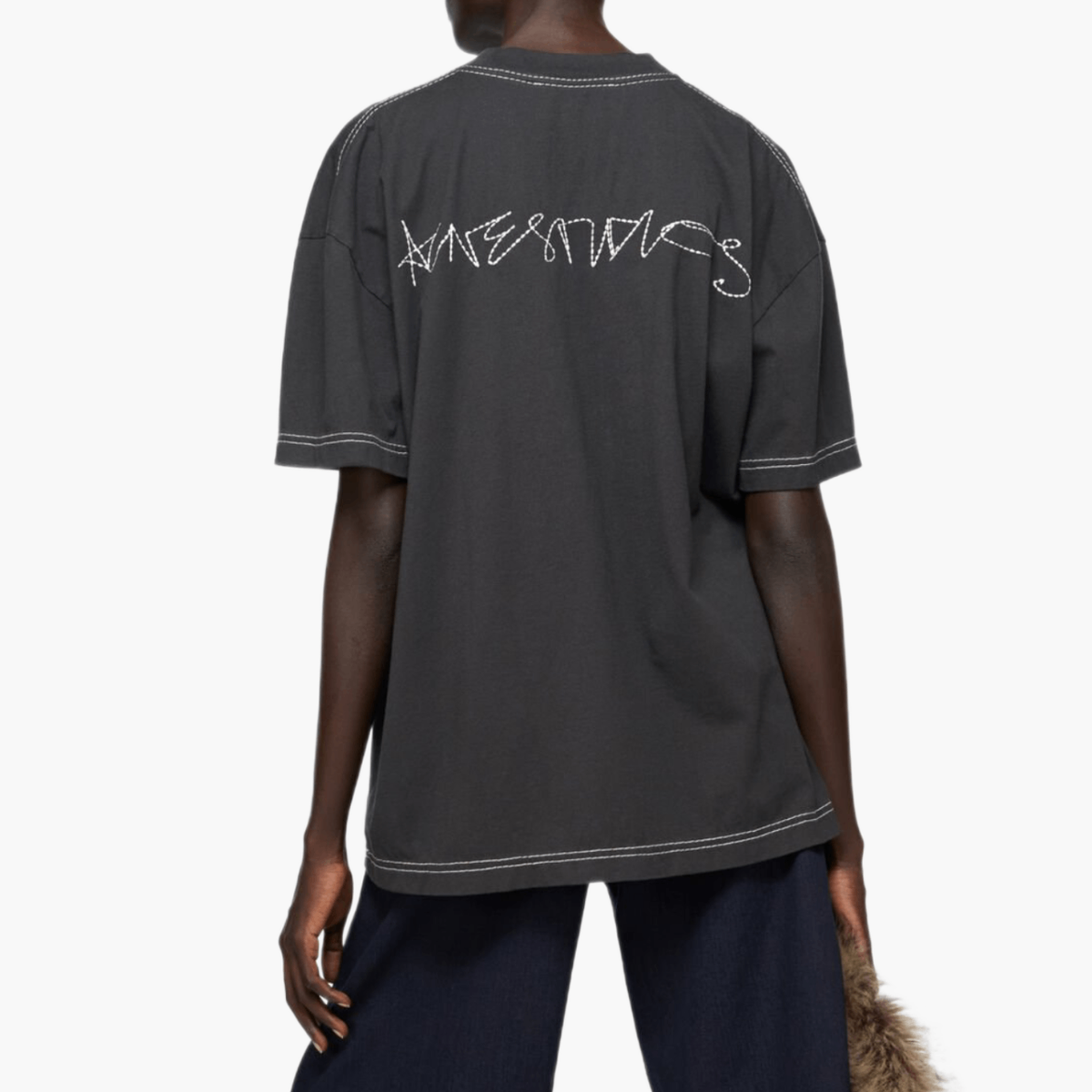 T-Shirt Acne Studios Logo Noir