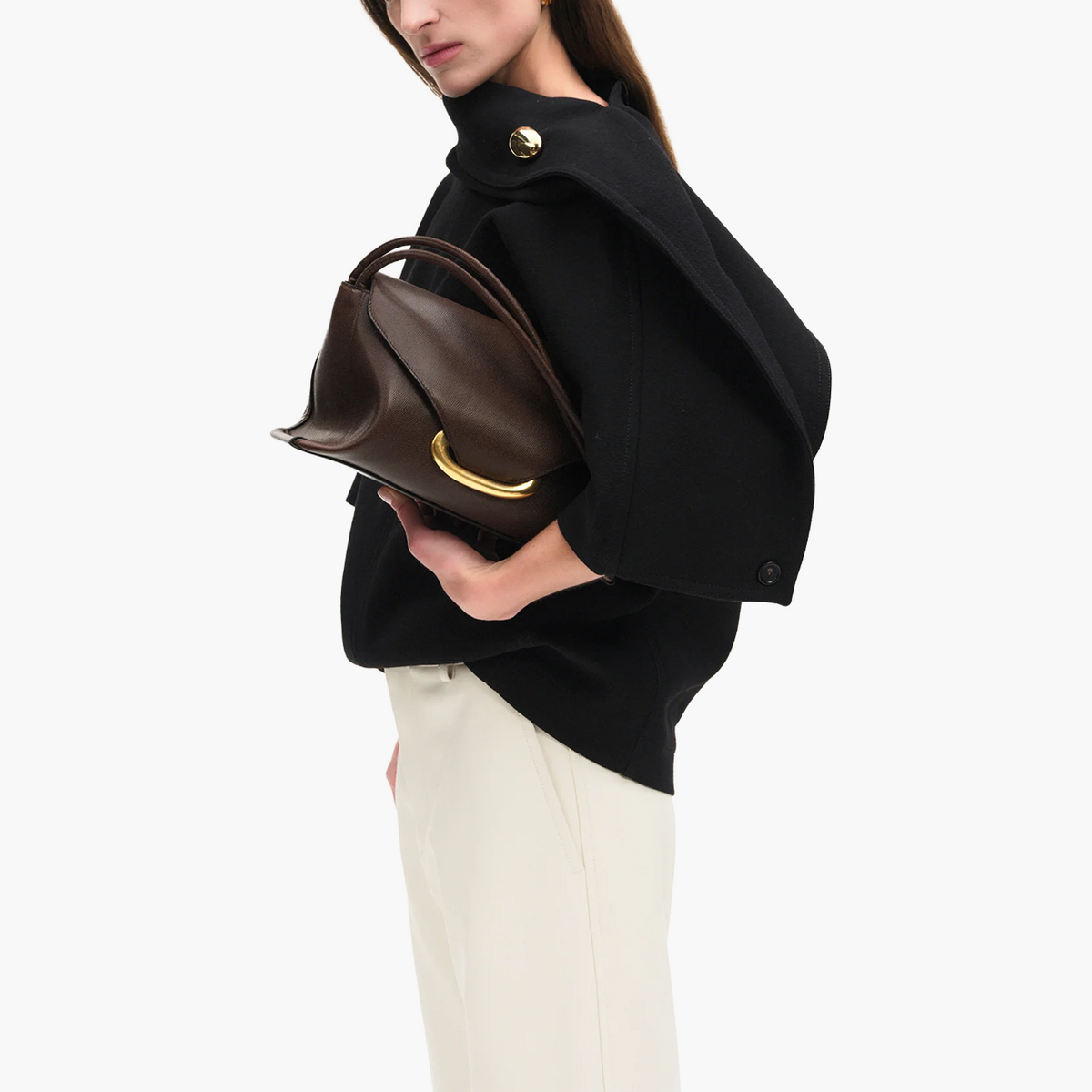 Veneto Shoulder Bag Soil Caviar