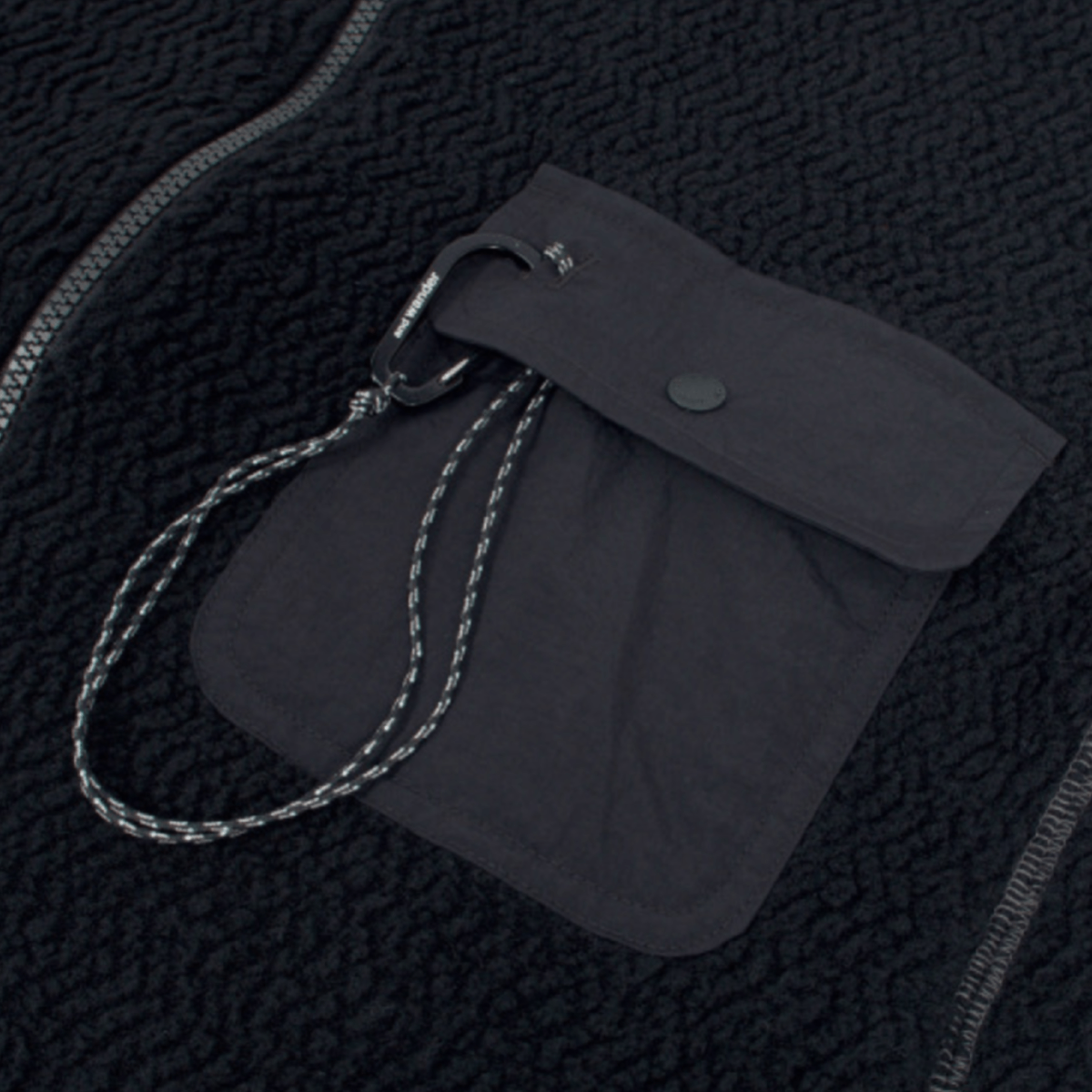 Veste And Wander Re-Wool Noir