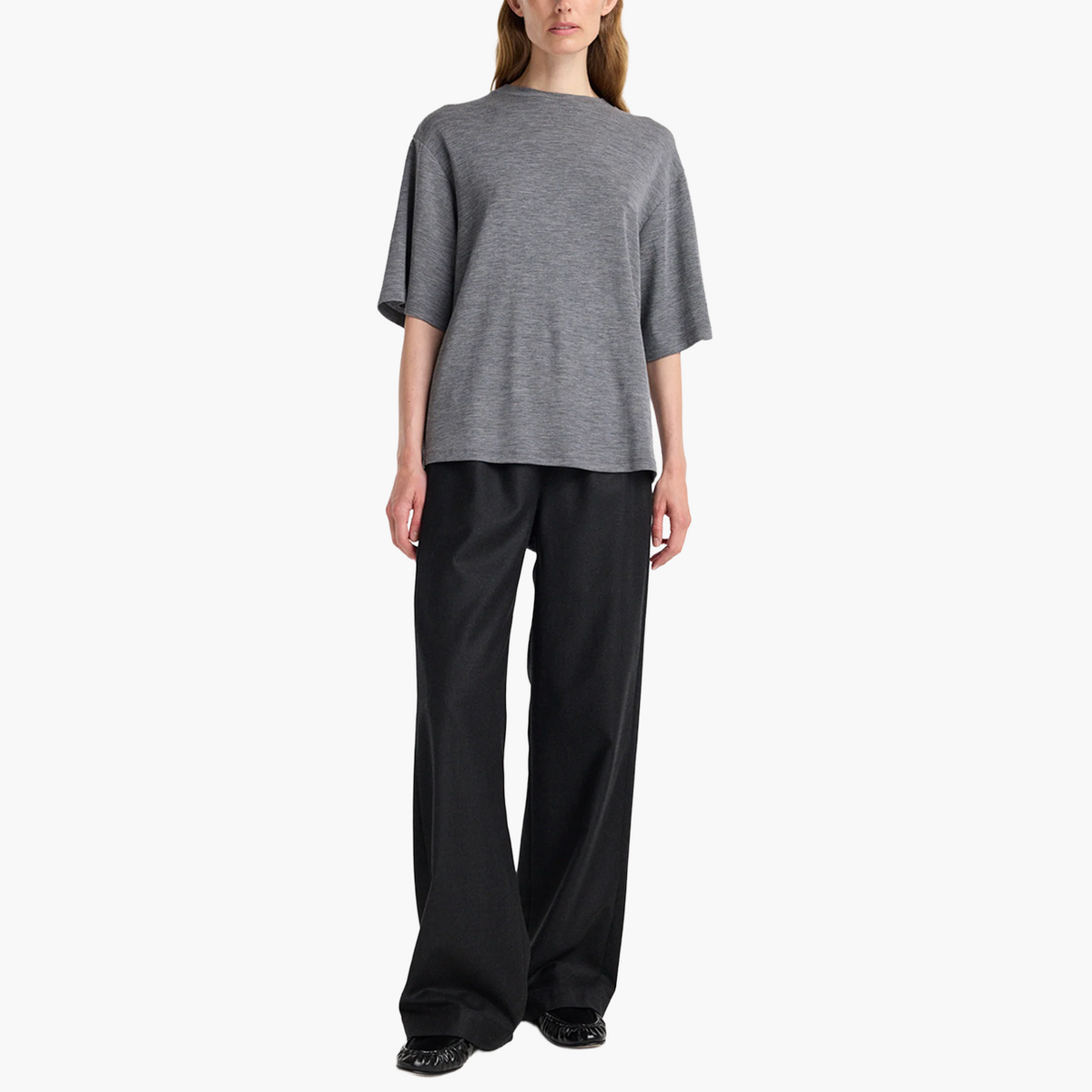 T-shirt Oversize en Laine Mérinos