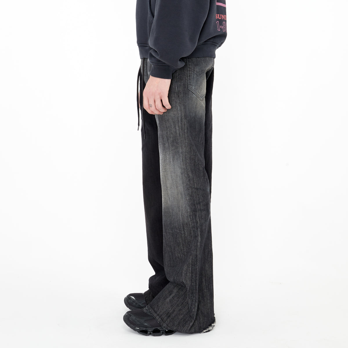 Jeans Balenciaga Fifty Fifty Noir
