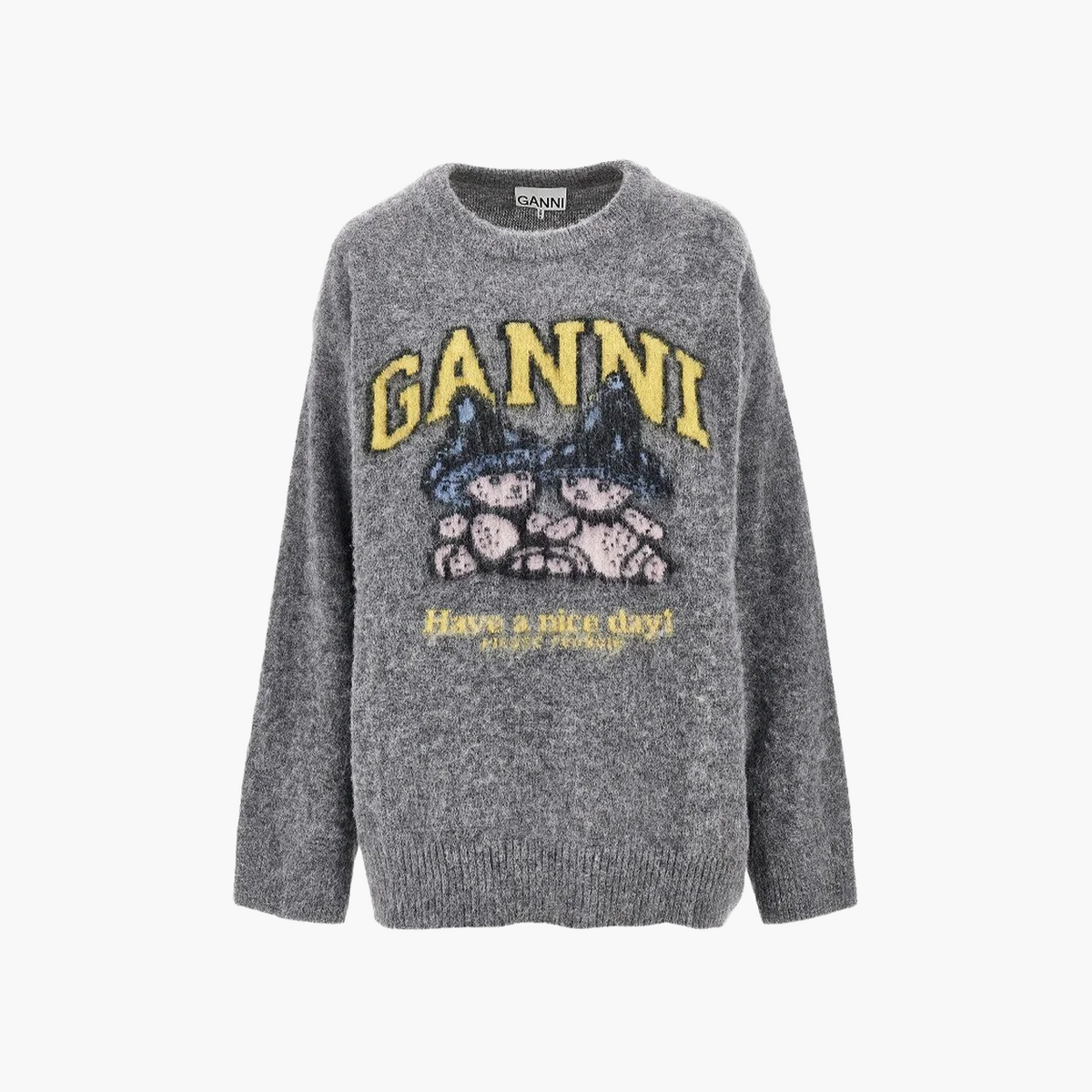 Pull "Mushroom Teddy" en Alpaga Brossé