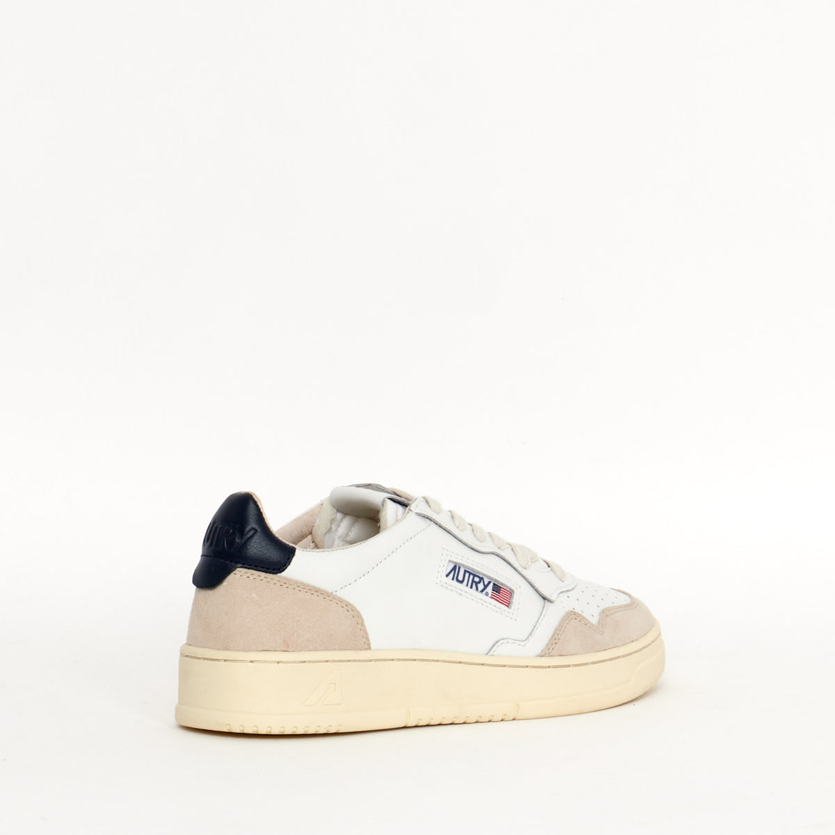 Sneakers Autry Medalist Suede Blanche et Bleue