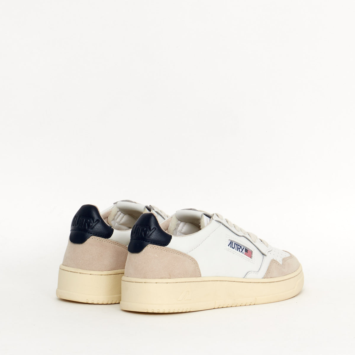 Sneakers Autry Medalist Suede Blanche et Bleue