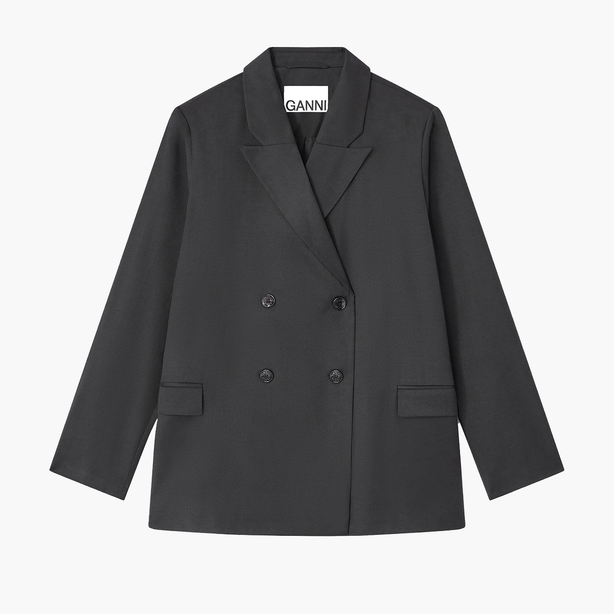 Blazer Ganni Laine Noir