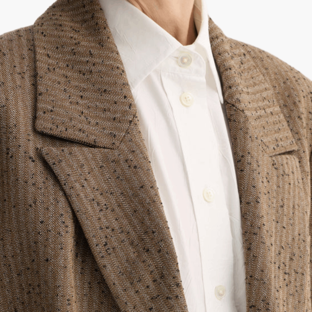 Blazer Double Breasted Herringbone