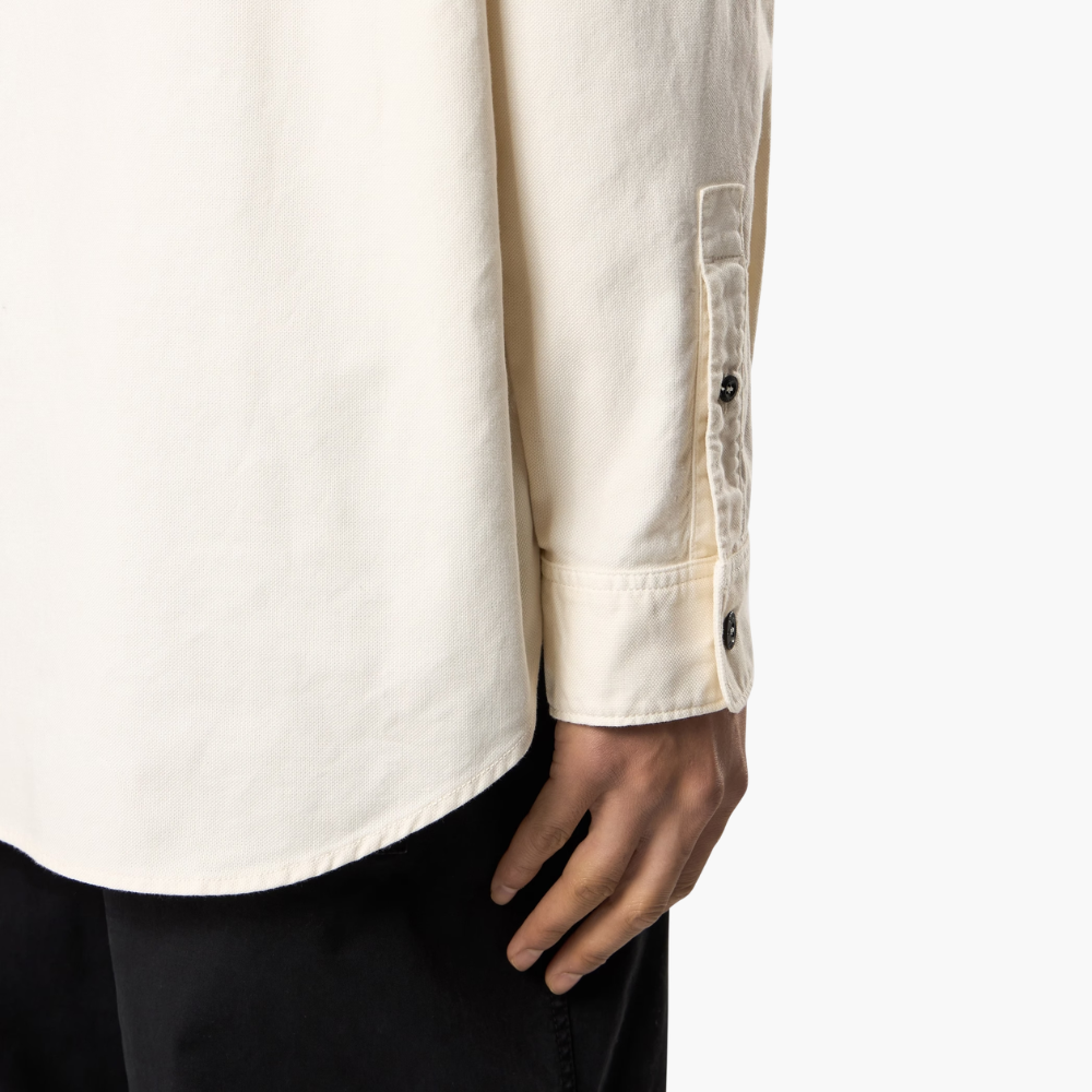 Chemise oxford logo brodé