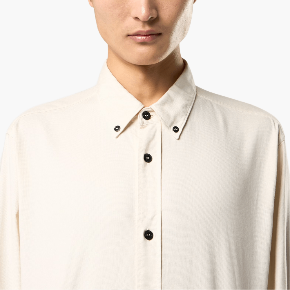 Chemise oxford logo brodé