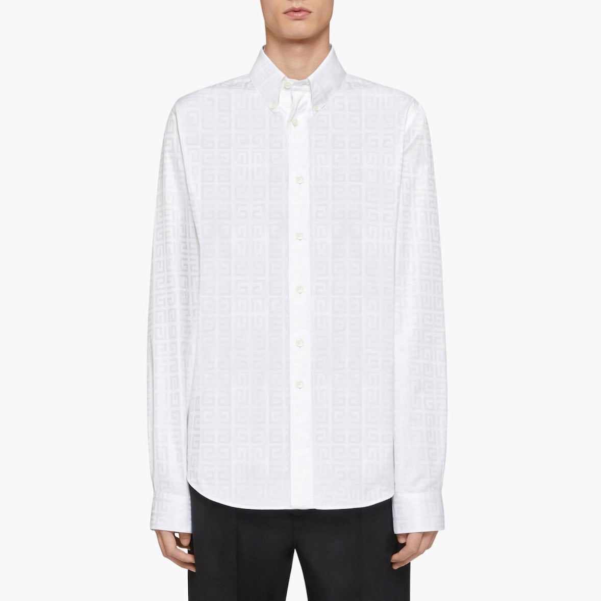 Chemise Givenchy en Coton 4G Blanc