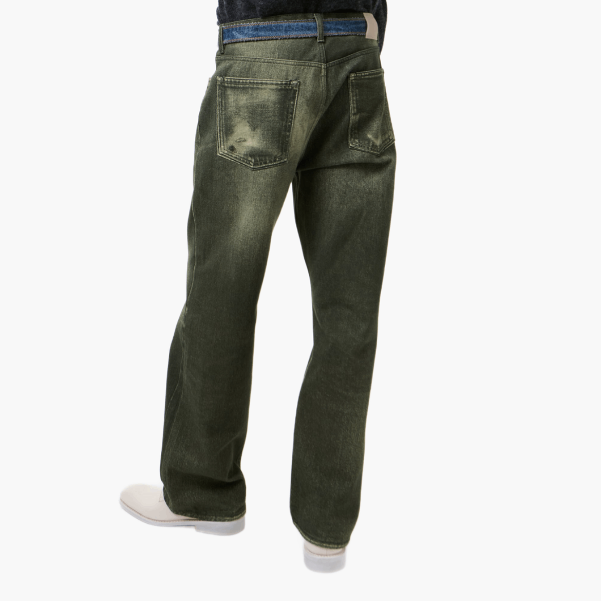Jean Third Cut trompe-l’œil Black Aurora