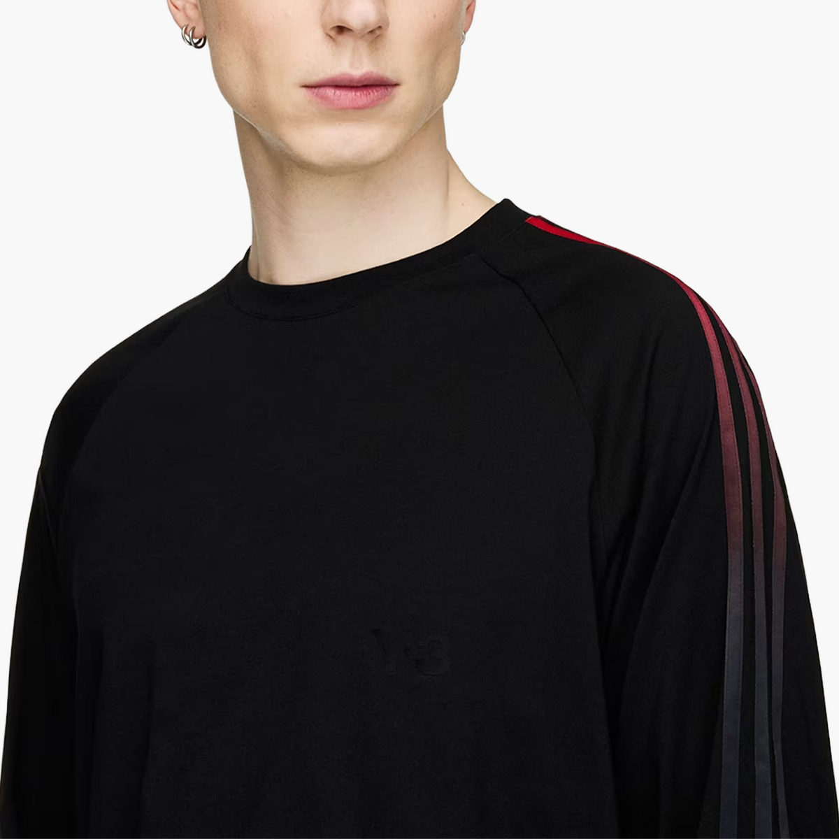 T-shirt à manches longues  « Oversized Gradient Stripes »