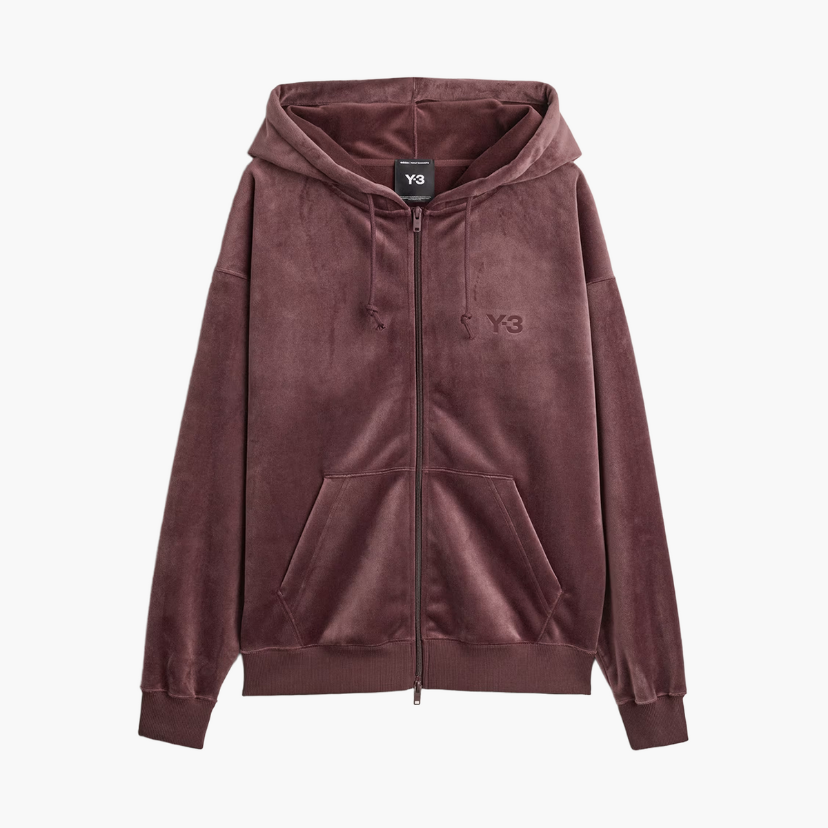 Sweat zippé « Velvet Zip » Night Red