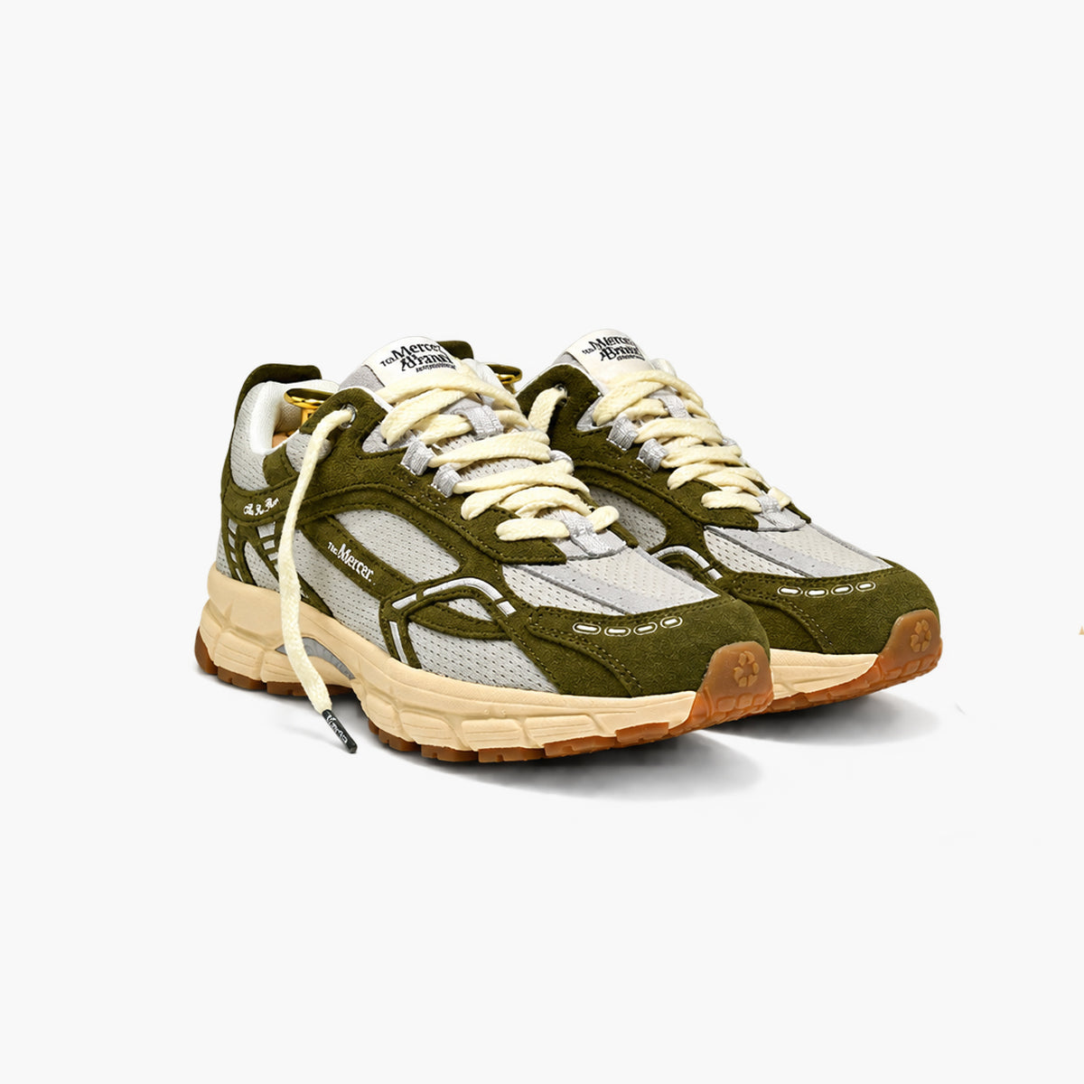 Sneakers Mercer Amsterdam The Re-Run Vintage ME263002-502 Army Green