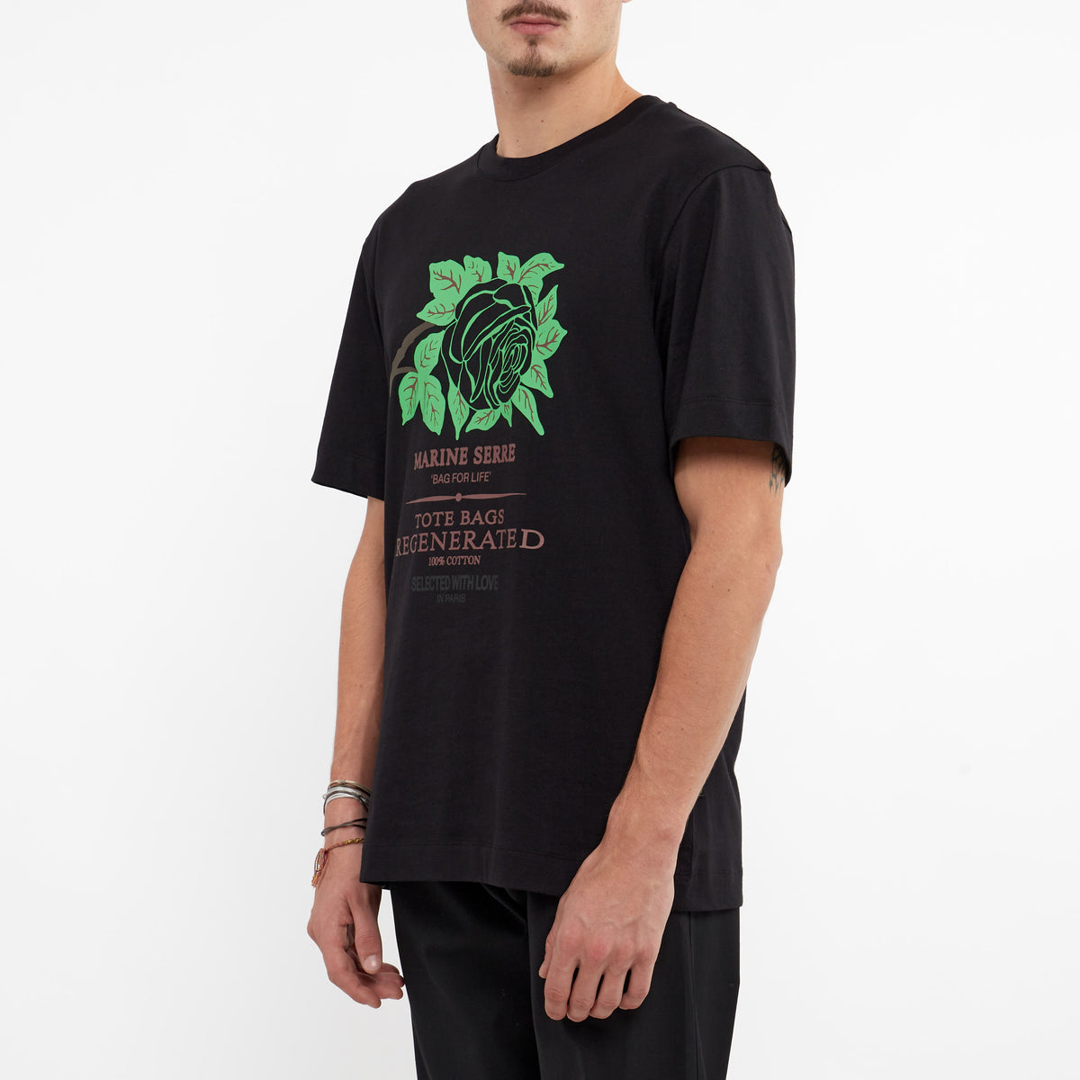 T-shirt Marine Serre Imprimé Rose