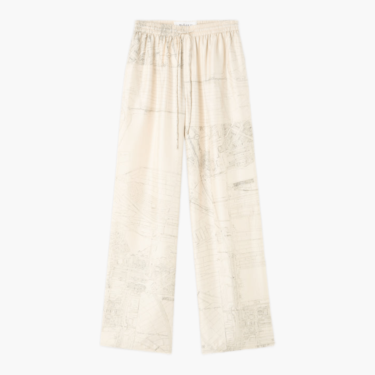 Pantalon Soie Wide Leg