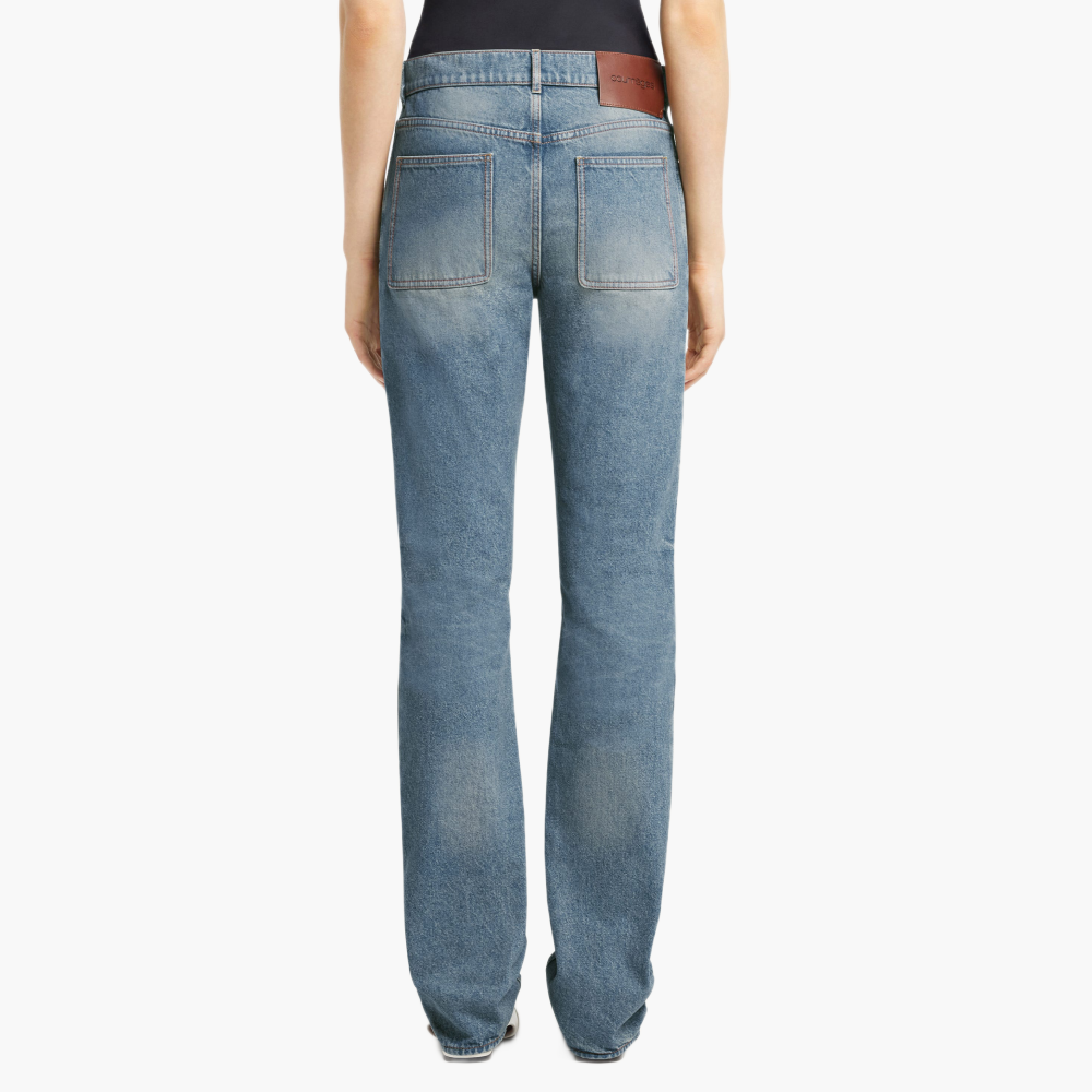 Pantalon droit denim