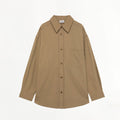 Chemise Homme Autry Overshirt Flowers Beige