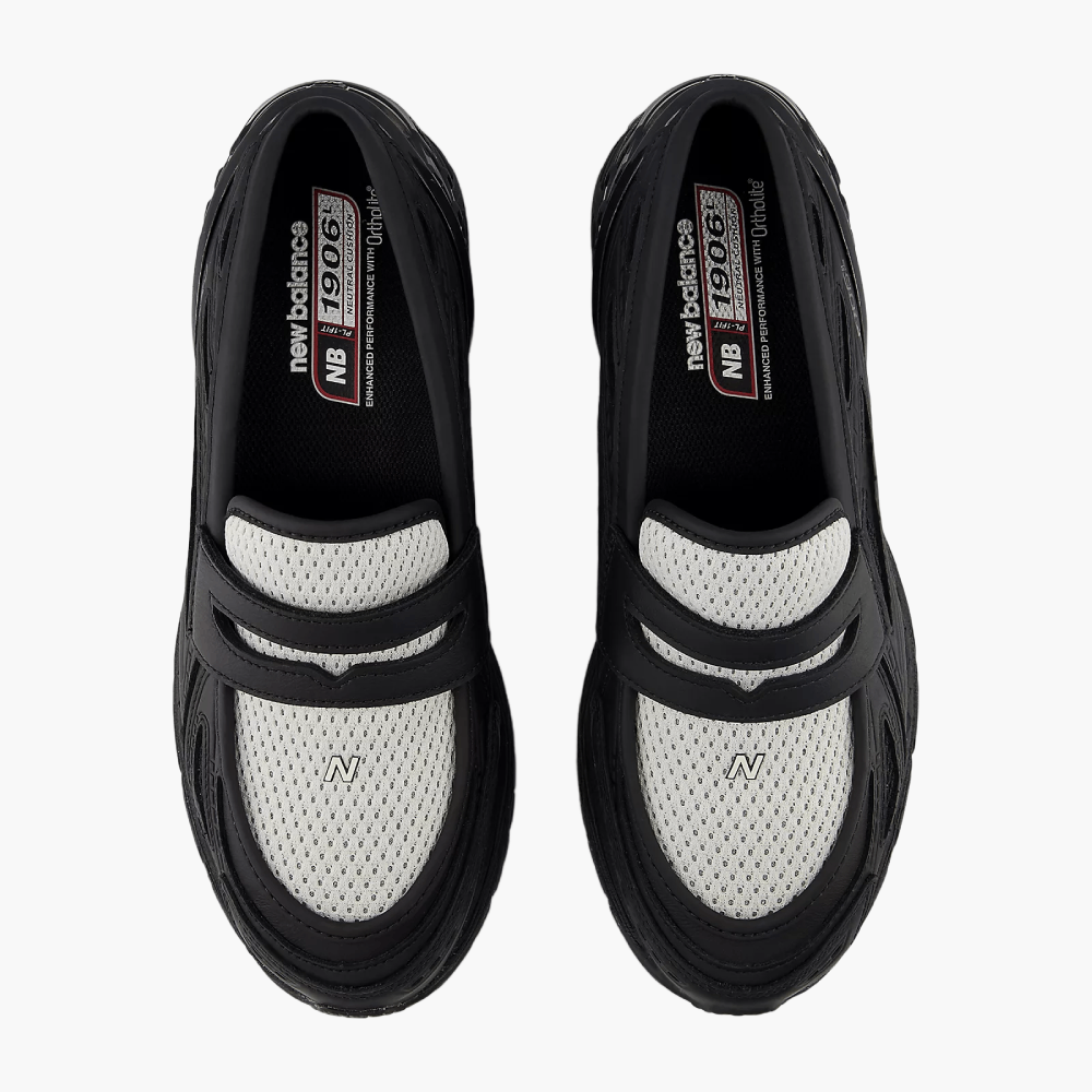 New Balance 1906L Cuir Noir | Sneakers Sans Lacets SS26