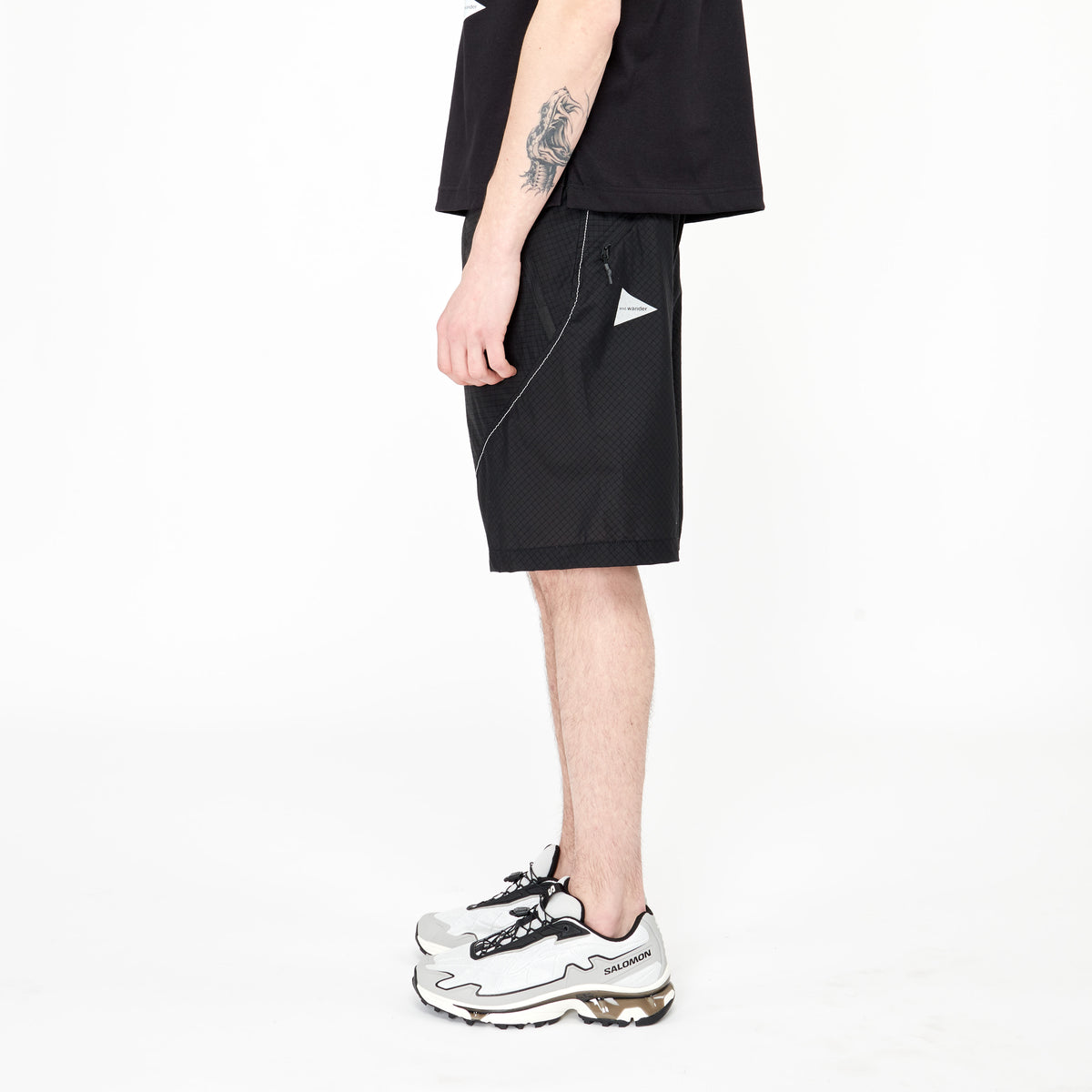 Short And Wander Breath Ripstop Noir