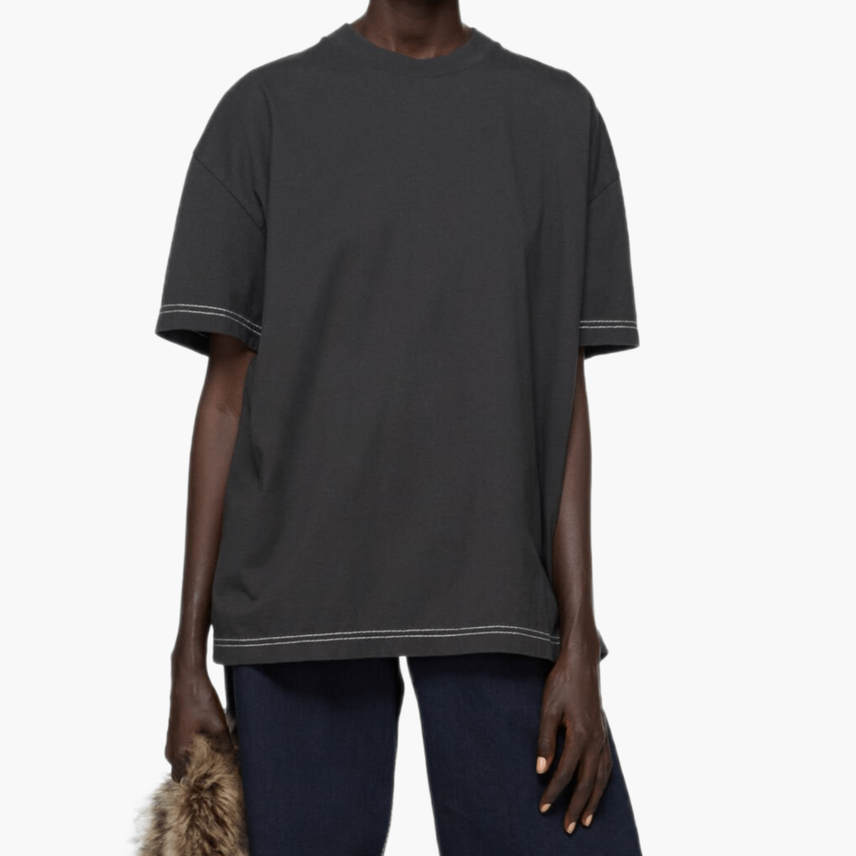 T-Shirt Acne Studios Logo Noir
