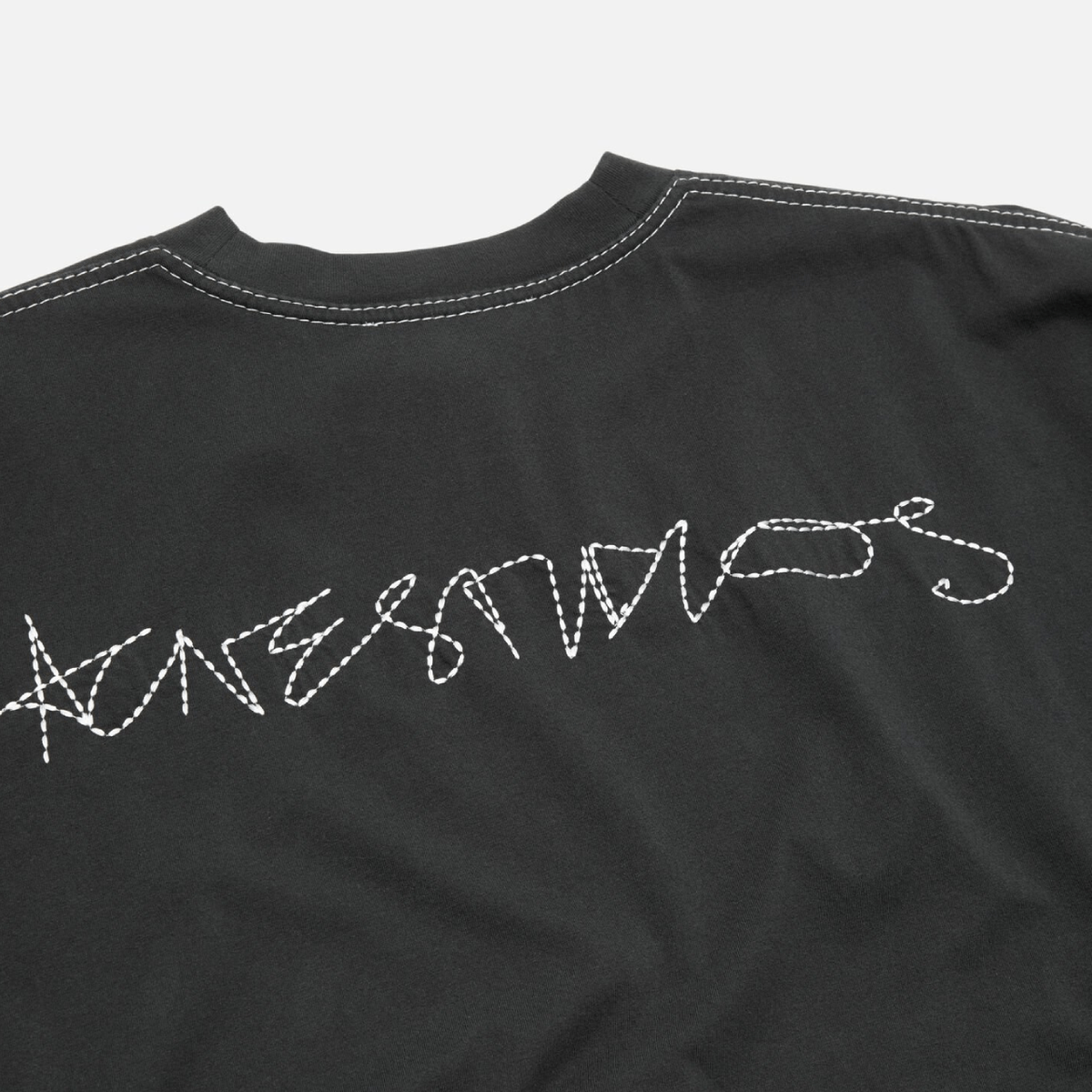 T-Shirt Acne Studios Logo Noir