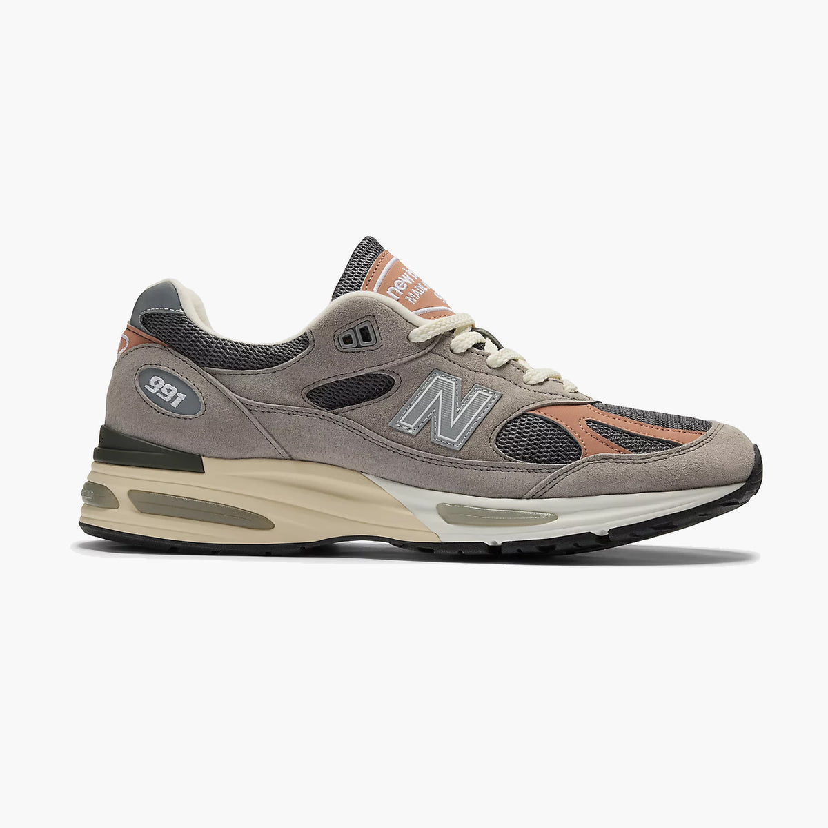 New Balance 991v2 Made in UK Grey | Elevated Essentials Femme SS26
