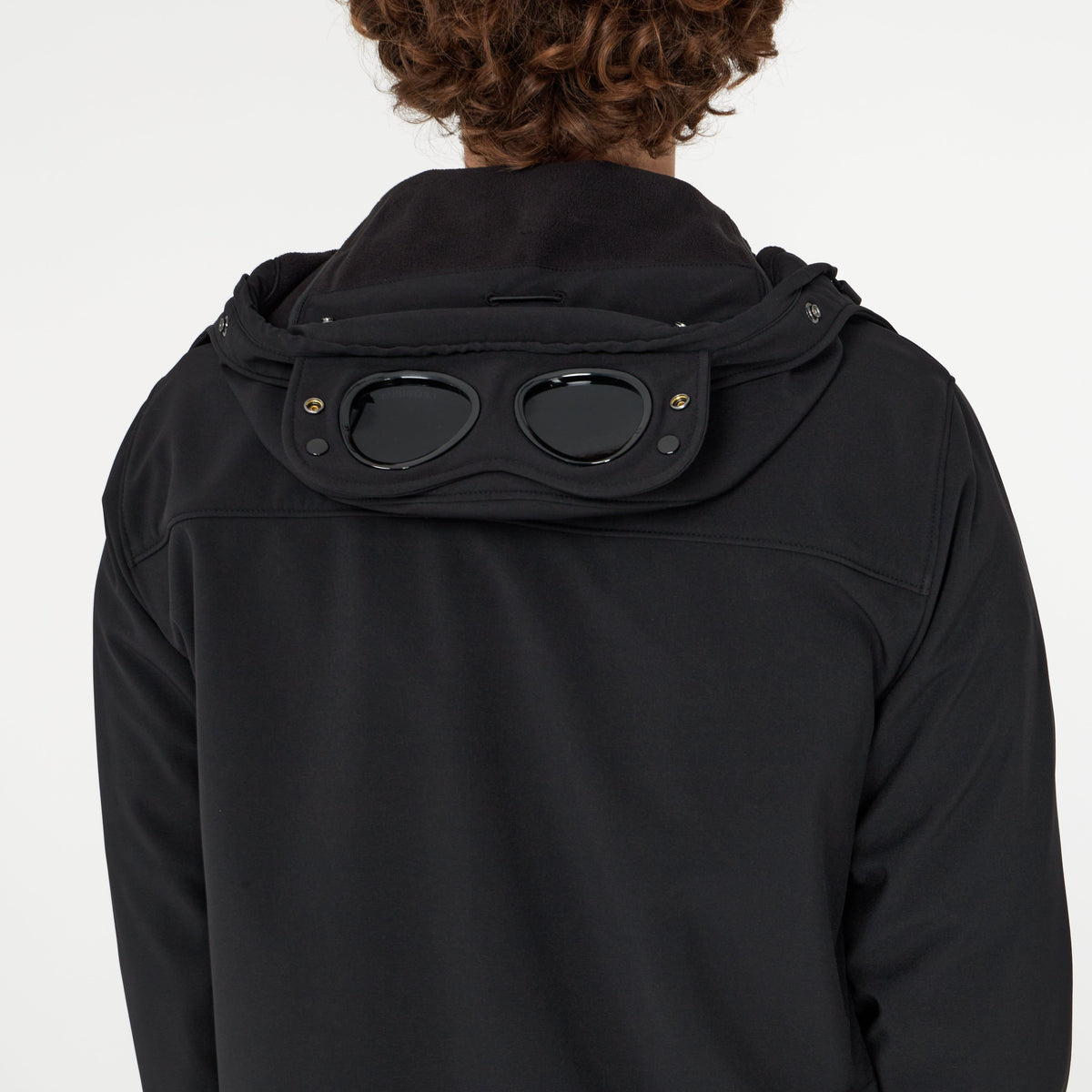 Veste C.P shell-R goggle Noir - Lesthete cp company